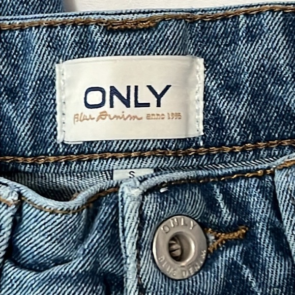Only Denim Mid Rise Straight Leg Jeans - Picture 5 of 6